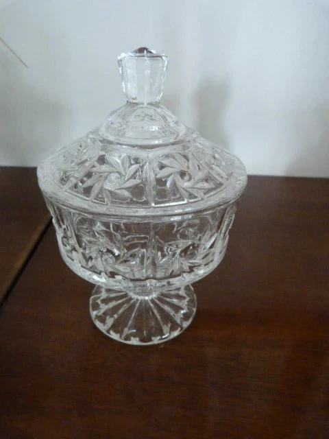 Cut glass candy dish – photo 5